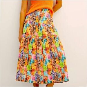 Eva Franco Villa tiered maxi skirt. Anthropologie. Size 8. NWT.